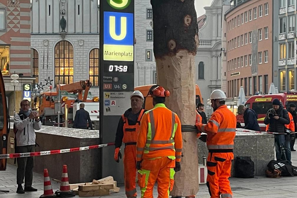 Christbaum-Aufstellung 2022
