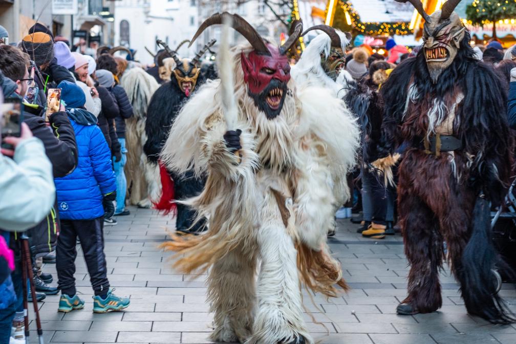 Krampuslauf in der Fußgängerzone