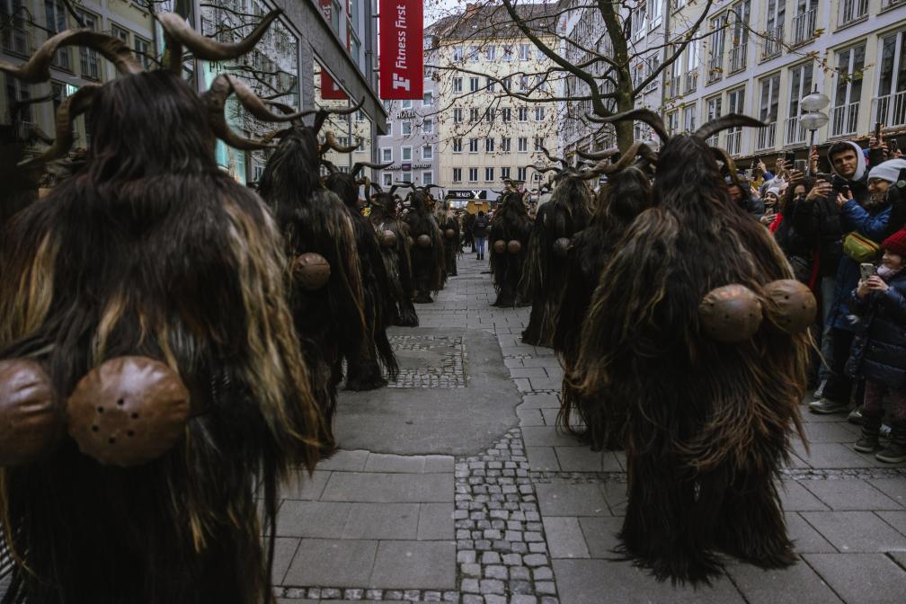 Teilnehmer am Krampuslauf 2025