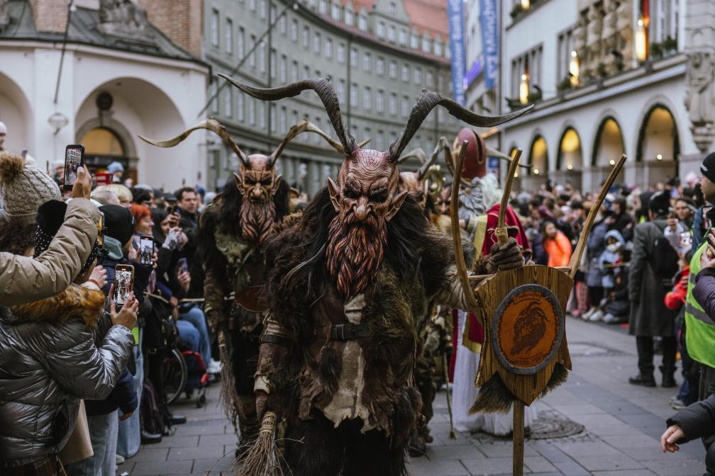 Teilnehmer am Krampuslauf 2025