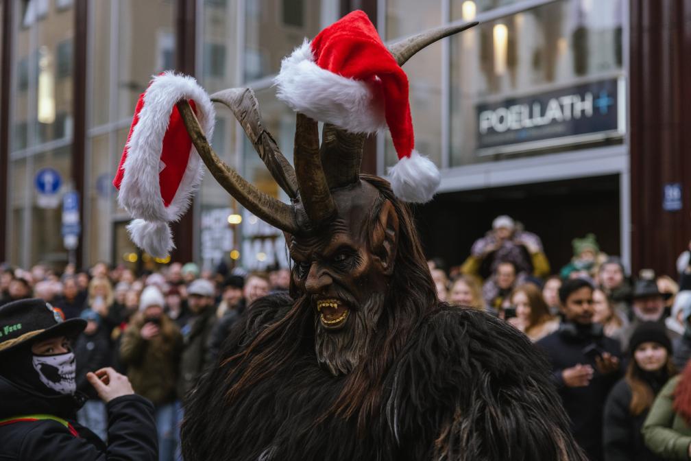 Teilnehmer am Krampuslauf 2025