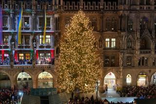 Christbaum am Marienplatz Christbaum am Marienplatz