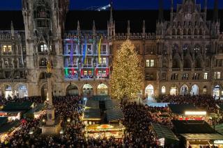 Christbaum am Marienplatz Christbaum am Marienplatz