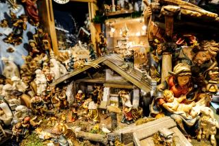 Krippe am Christkindlmarkt Krippe am Christkindlmarkt