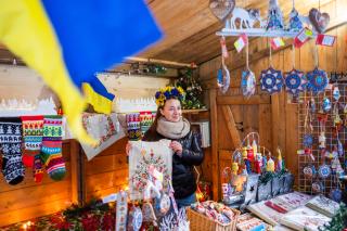 Der Stand von Münchens Partnerstadt Kyiv