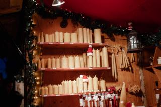 Kerzen auf dem Christkindlmarkt 