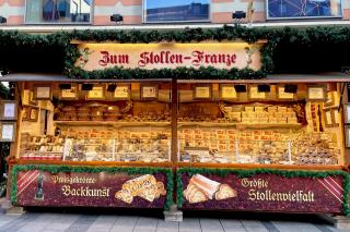 Zum Stollen-Franze auf dem Münchner Christkindlmarkt Zum Stollen-Franze auf dem Münchner Christkindlmarkt