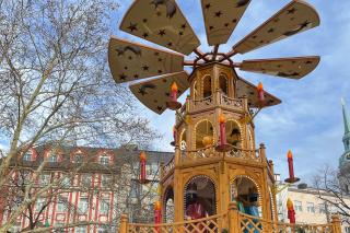 Die Schlemmerpyramide von Siegfried und Silvia Kaiser auf dem Rindermarkt