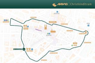 Die Route der Christkindltram